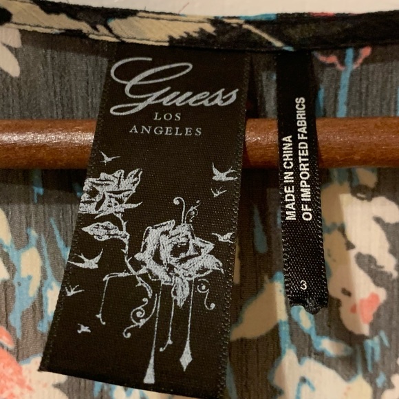 Guess floral short dress with lace detail, Size 3 - Picture 4 of 4